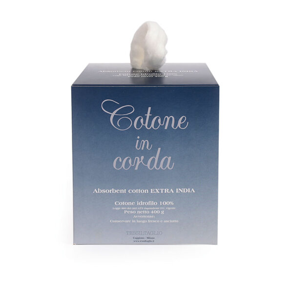 Cotone in corda alta qualità, 100% idrofilo, 400 gr