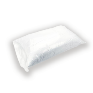 SCUSCINO SACCO CUSCINO/COPERTA cm80x50+5+3 spessore 50my, NEUTRO CHIUSURA A PRESSIONE