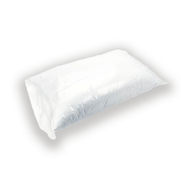 SCUSCINO SACCO CUSCINO/COPERTA cm80x50+5+3 spessore 50my, NEUTRO CHIUSURA A PRESSIONE