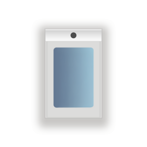 SKEYCARD SACCO KEYCARD, cm5x7+4 spessore 40my, NEUTRO, PATELLA ADESIVA
