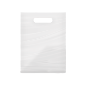 SLAVF Sacco PE-LD, Cm40x60 spessore 40my BIANCO, MANICO A FAGIOLO