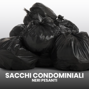 SACCHI CONDOMINIALI NERI PESANTI